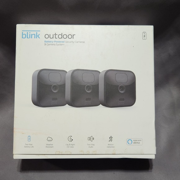 Blink Other - Blink Outdoor 2 Replacement Cameras & Sync Module 2 Security System Black